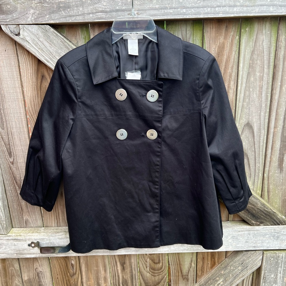 Petite Sophisticate black dress jacket